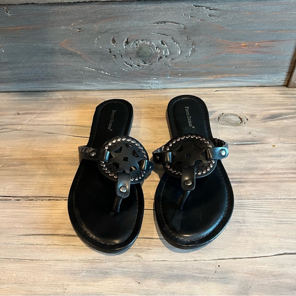 Pierre Dumas Limit Flat Slip On Thong Flip Flops Sandals